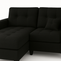 TAPLEY UGAONA GARNITURA SOFA CRNA