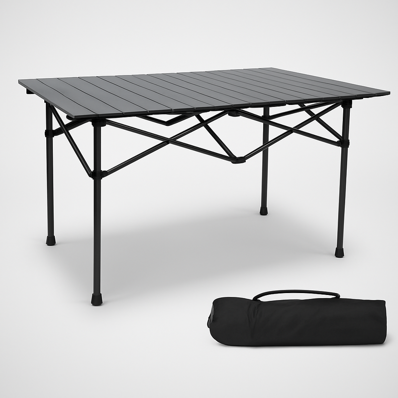 KAMPING COMBO - 4X PLAVA STOLICA + VELIKI STOL + HAMMOCK GRATIS