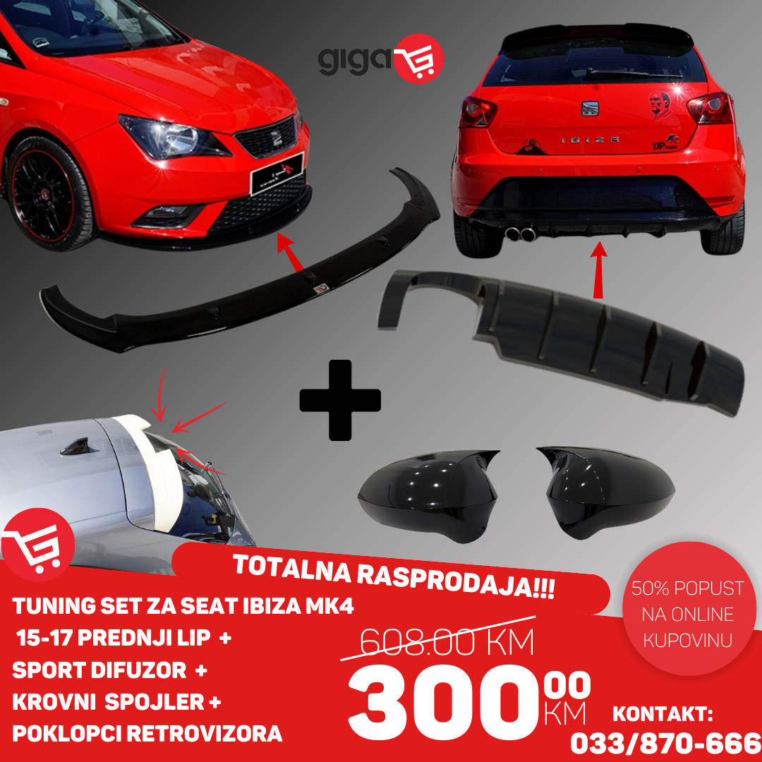 TUNING SET ZA SEAT IBIZA 2015-2017