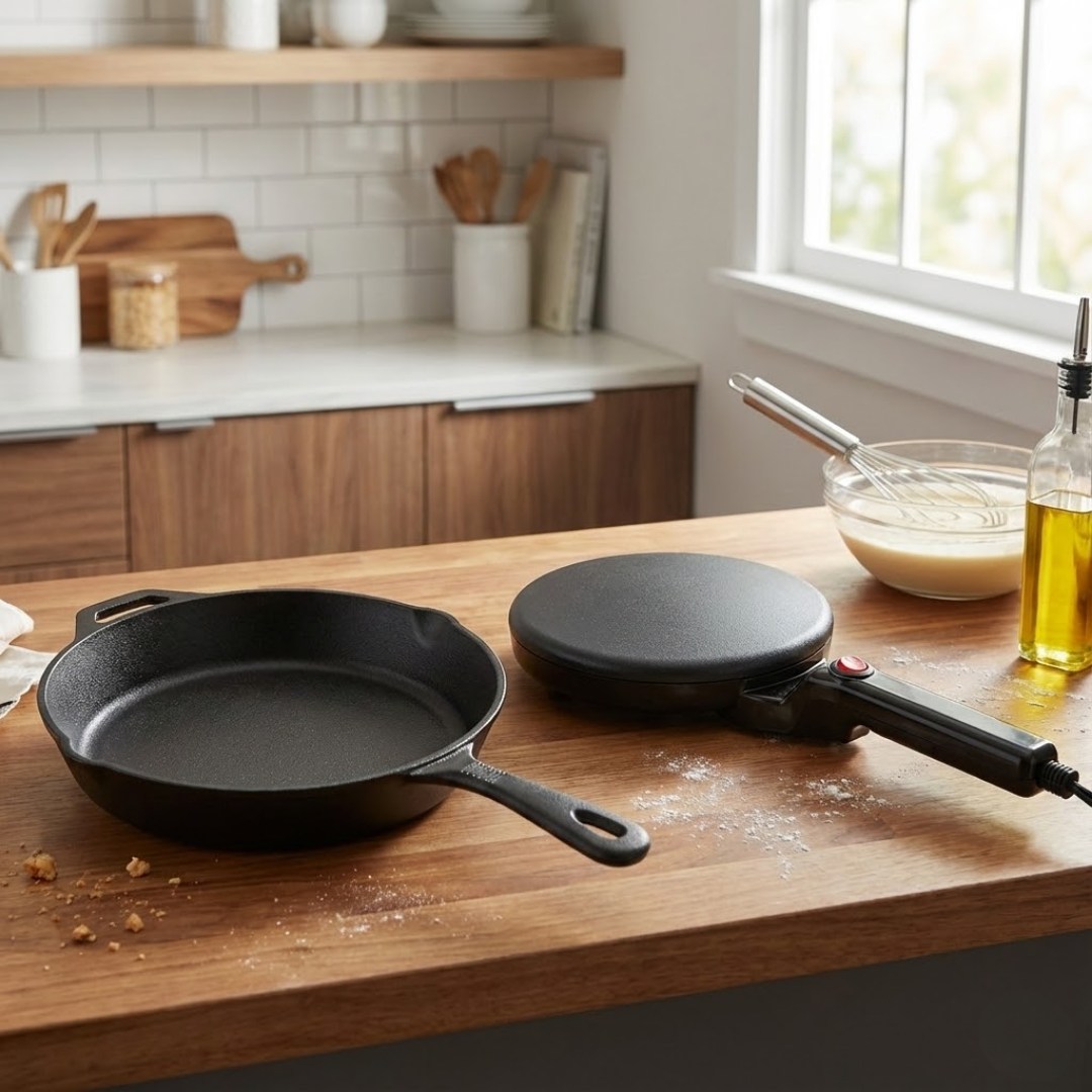 SET GUSANA TAVA 26 CM + APARAT ZA PALAČINKE