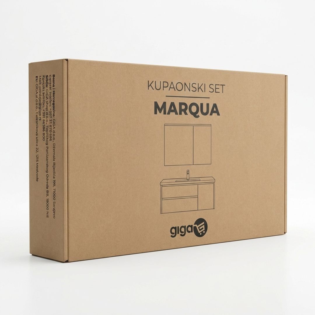 MARQUA KUPAONSKI SET 100CM UMIVAONIK I ORMARIĆ 1120