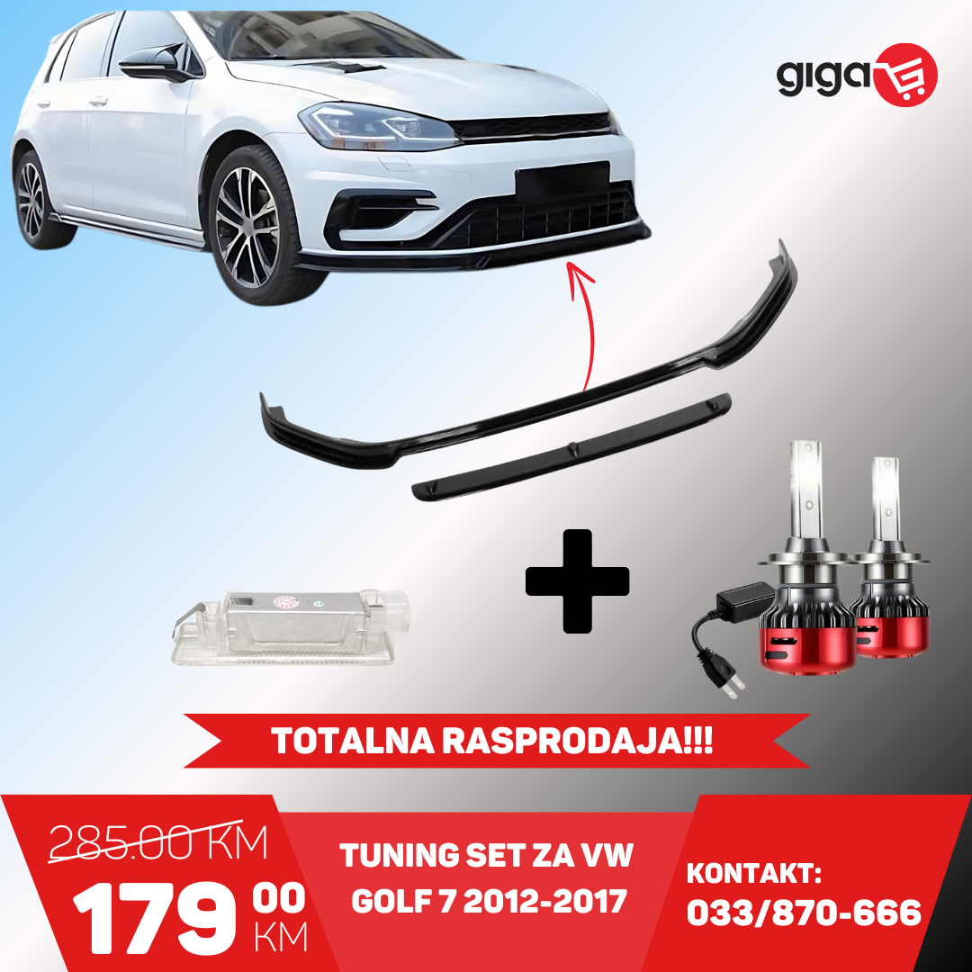 TUNING SET ZA VW GOLF 7 2012-2017