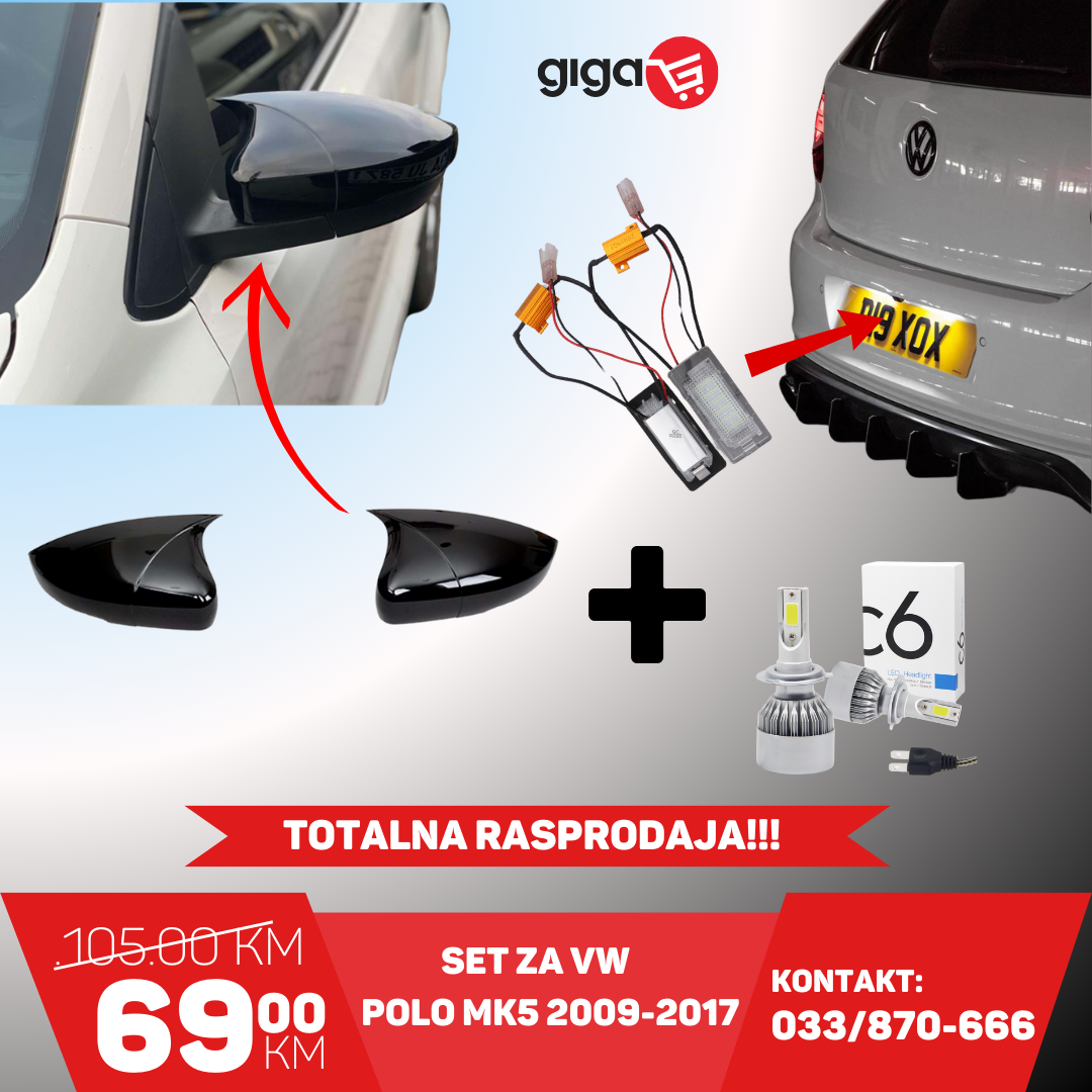 SET ZA VW POLO MK5 2009-2017