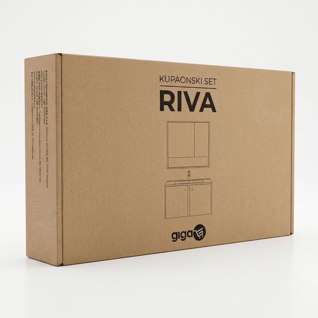 RIVA KUPAONSKI SET 70CM UMIVAONIK I ORMARIĆ 1109