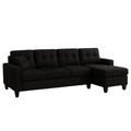 TAPLEY UGAONA GARNITURA SOFA CRNA