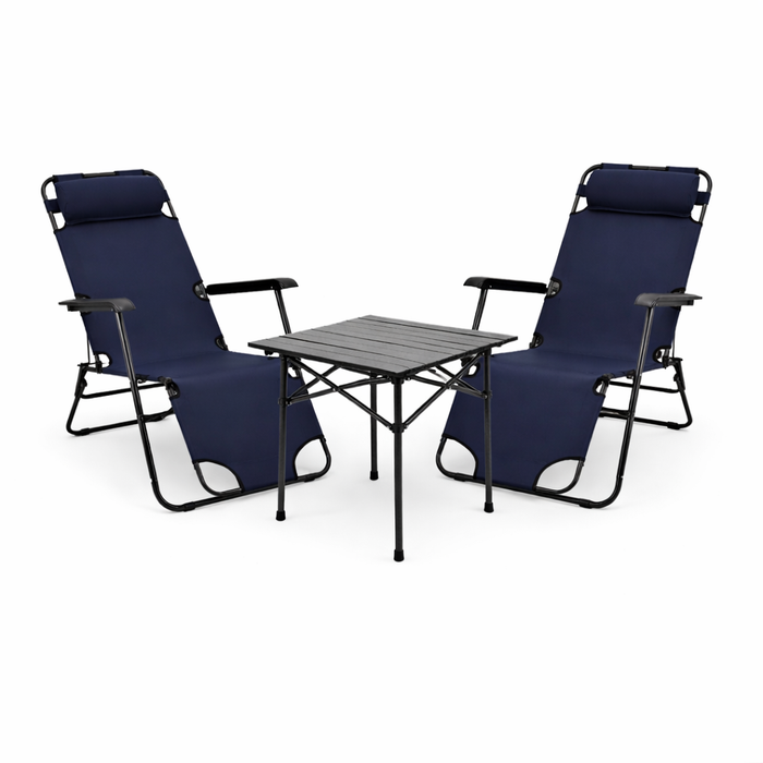KAMPING COMBO - X2 LEŽALJKE + GRATIS MALI STOL