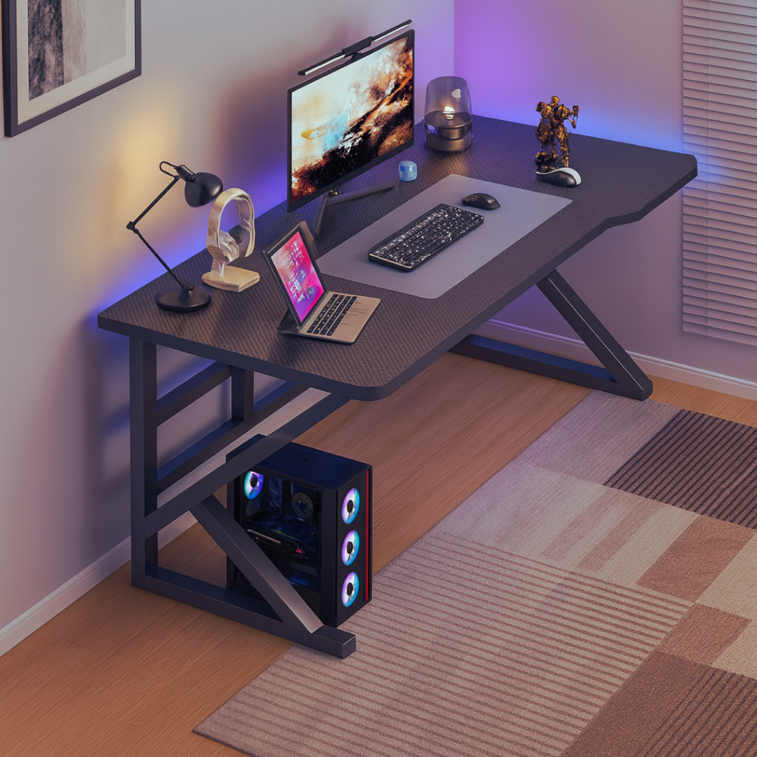 SET CHAHO MASAŽNA CRVENA STOLICA + CHADO GAMING STOL 100cm