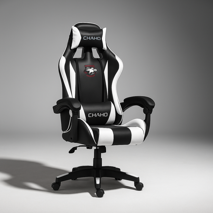 SET CHAHO MASAŽNA BIJELA STOLICA + CHADO GAMING STOL 100cm