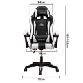 SET CHAHO MASAŽNA BIJELA STOLICA + CHADO GAMING STOL 100cm