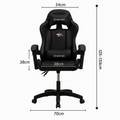 SET CHAHO MASAŽNA CRNA STOLICA + CHADO GAMING STOL 100cm