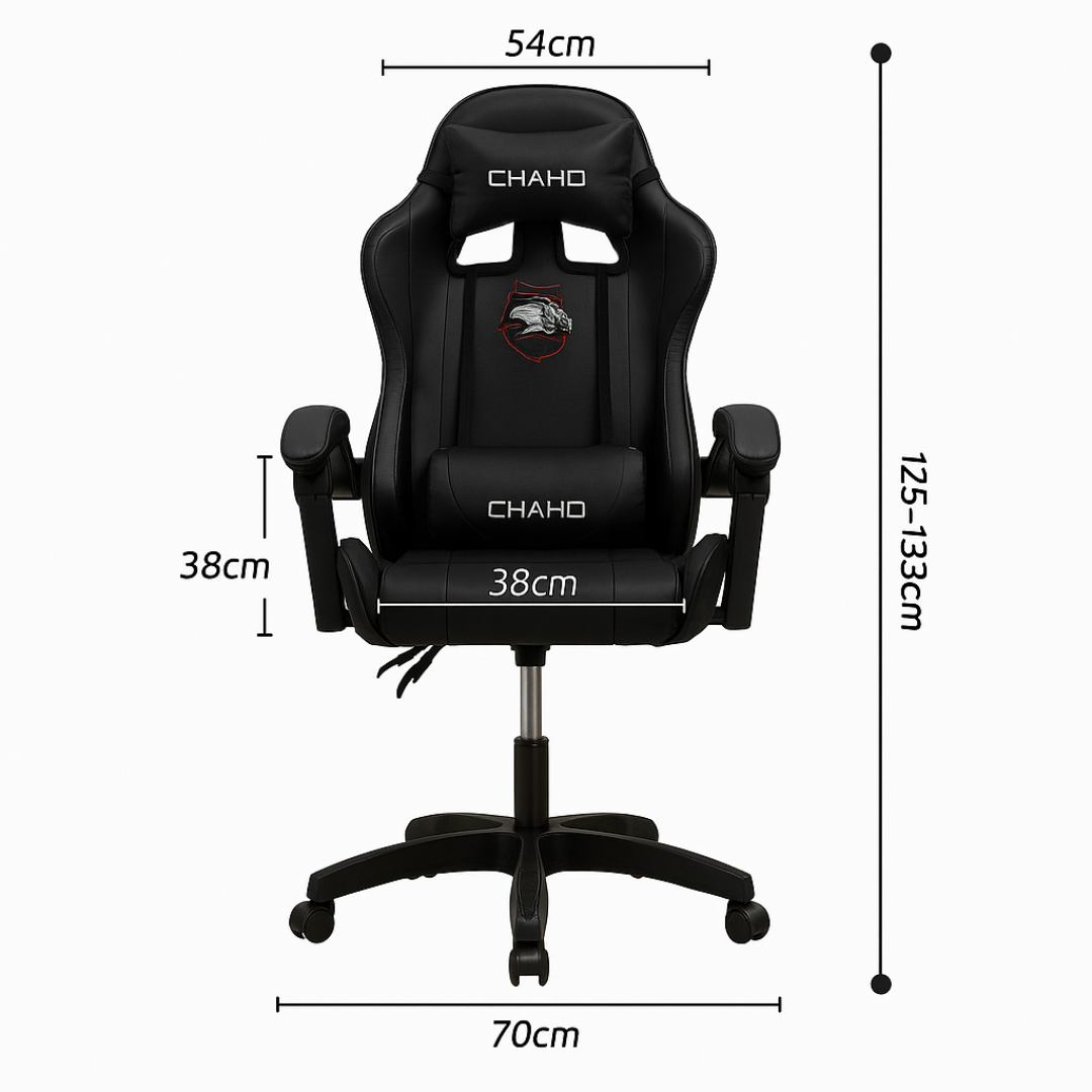 SET CHAHO MASAŽNA CRNA STOLICA + CHADO GAMING STOL 100cm