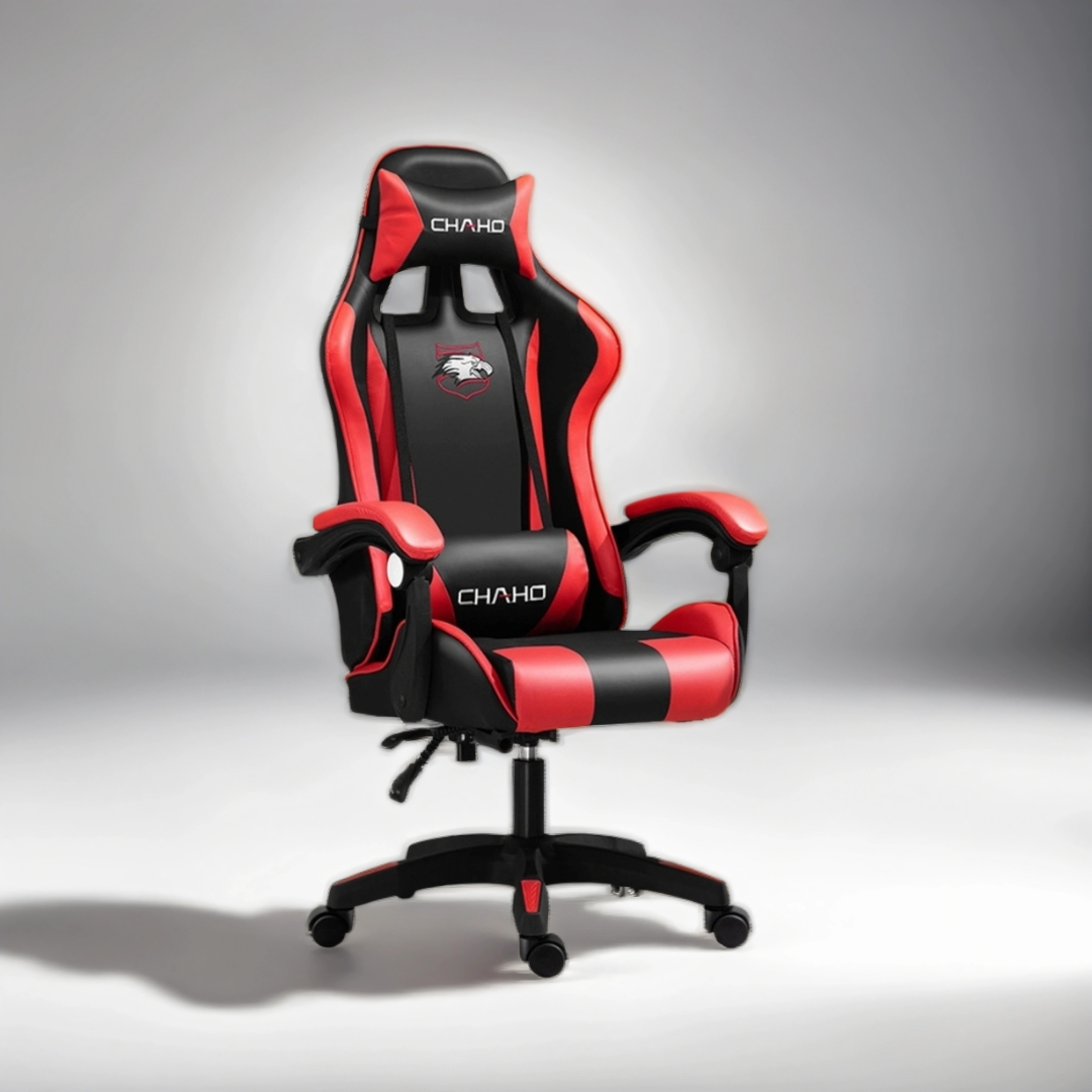 SET CHAHO MASAŽNA CRVENA STOLICA + CHADO GAMING STOL 100cm