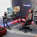 SET CHAHO MASAŽNA CRVENA STOLICA + CHADO GAMING STOL 100cm