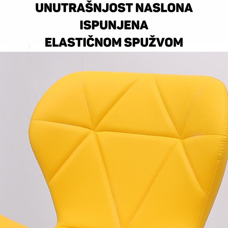 Ember trpezarijska stolica sa ergonomskim naslonom ispunjenim elastičnom spužvom za maksimalnu udobnost.