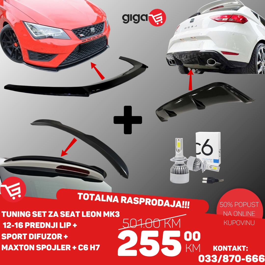 TUNING SET ZA SEAT LEON MK3 2012-2016