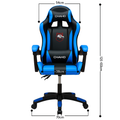 SET CHAHO MASAŽNA PLAVA STOLICA + CHADO GAMING STOL 100cm
