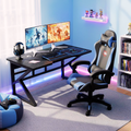 SET CHAHO MASAŽNA PLAVA STOLICA + CHADO GAMING STOL 100cm