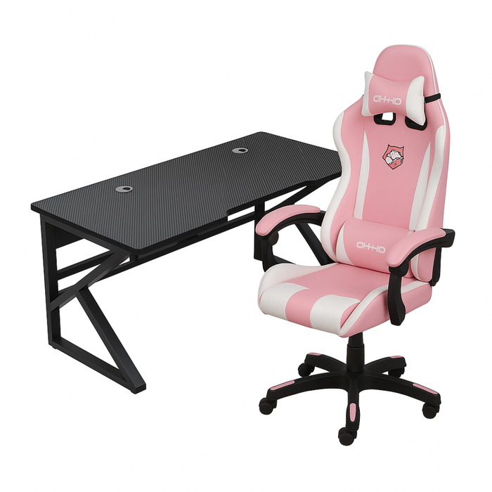 SET CHAHO MASAŽNA ROZA STOLICA + CHADO GAMING STOL 100cm