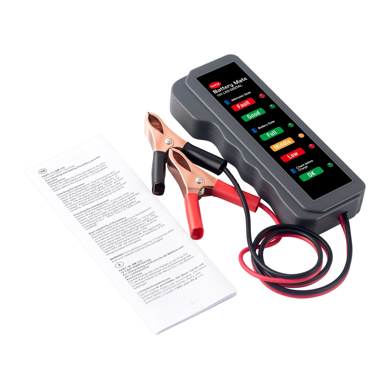 TESTER AKUMULATORA/ALTERNATORA + TESTER ULJA KOČNICA