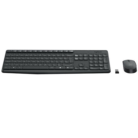 Tastatura + miš Logitech MK235 Wireless Black