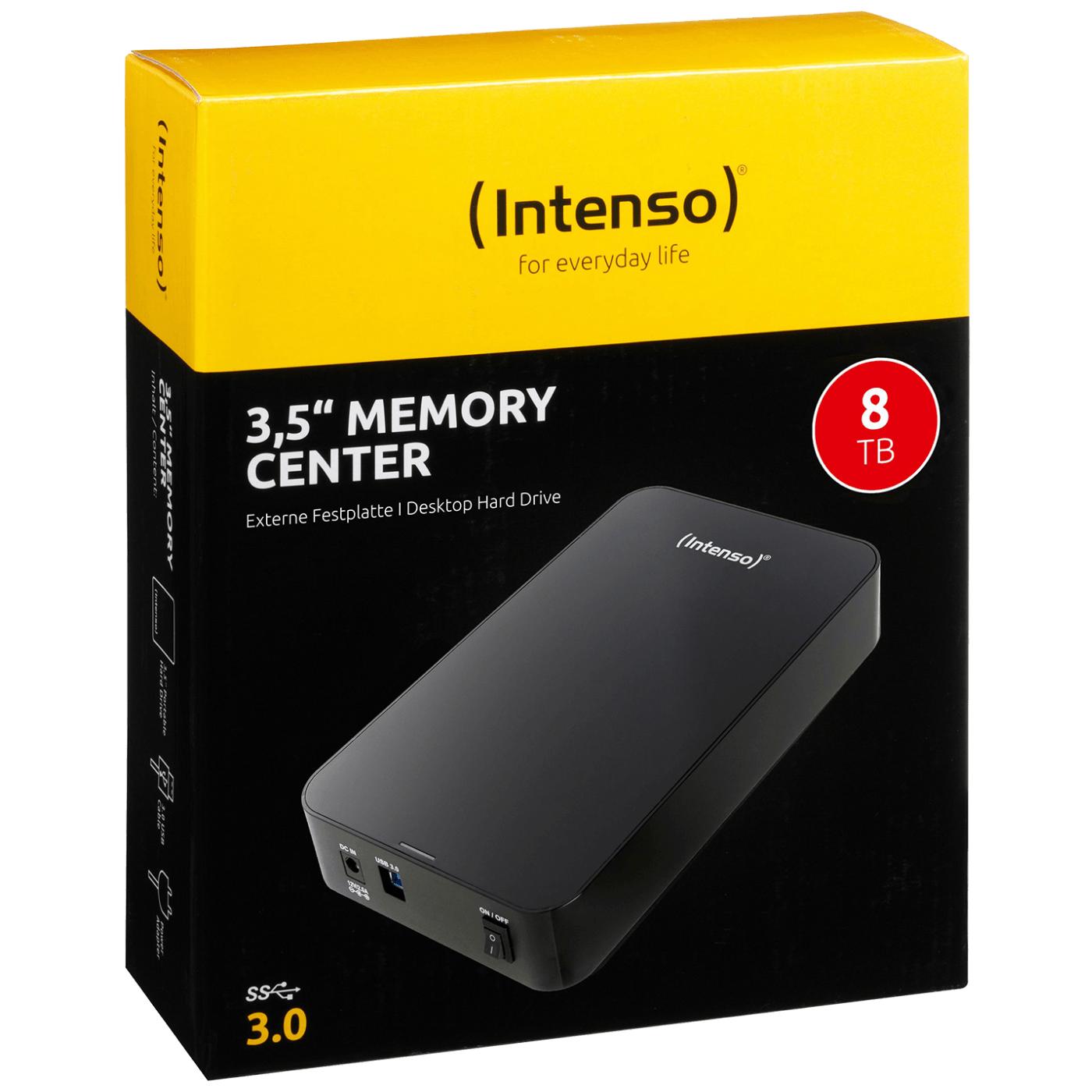 Eksterni HDD Intenso Memory Center 8TB 3.5" Crn