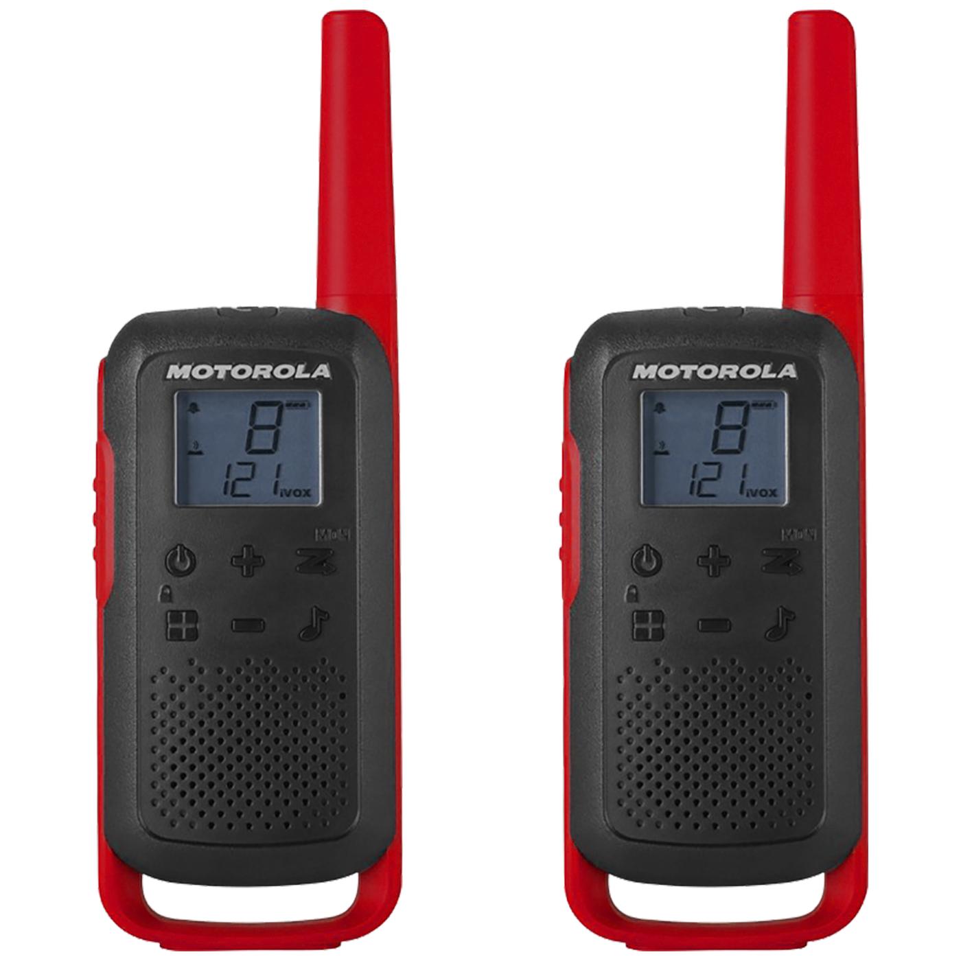 Motorola Walkie Talkie domet 8km 16 kanala red