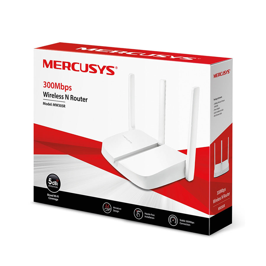ROUTER Mercusys MW305R 300Mbps 2x5dBi