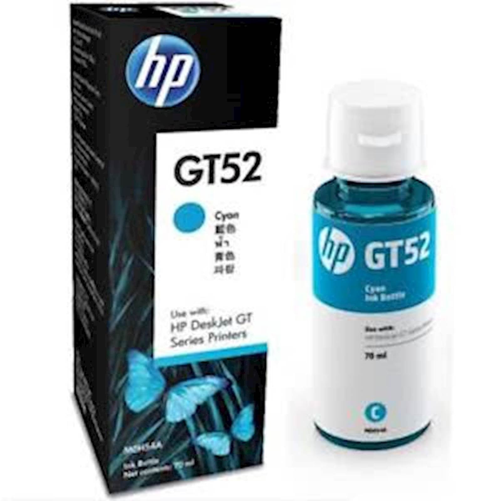 Tinta HP Inktank cyan GT52 DESKJET GT 5810