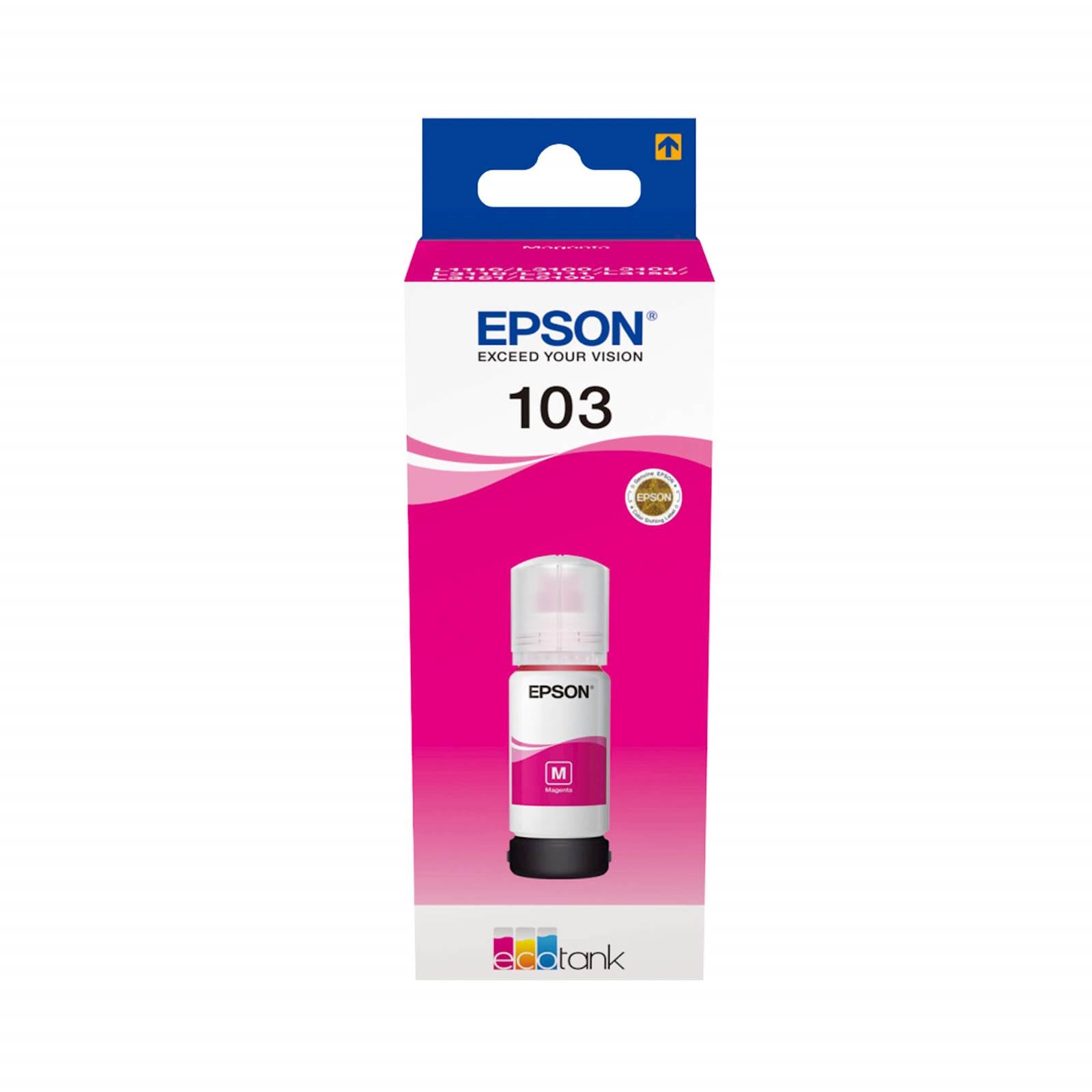 Tinta EPSON EcoTank 103 Magenta L1110