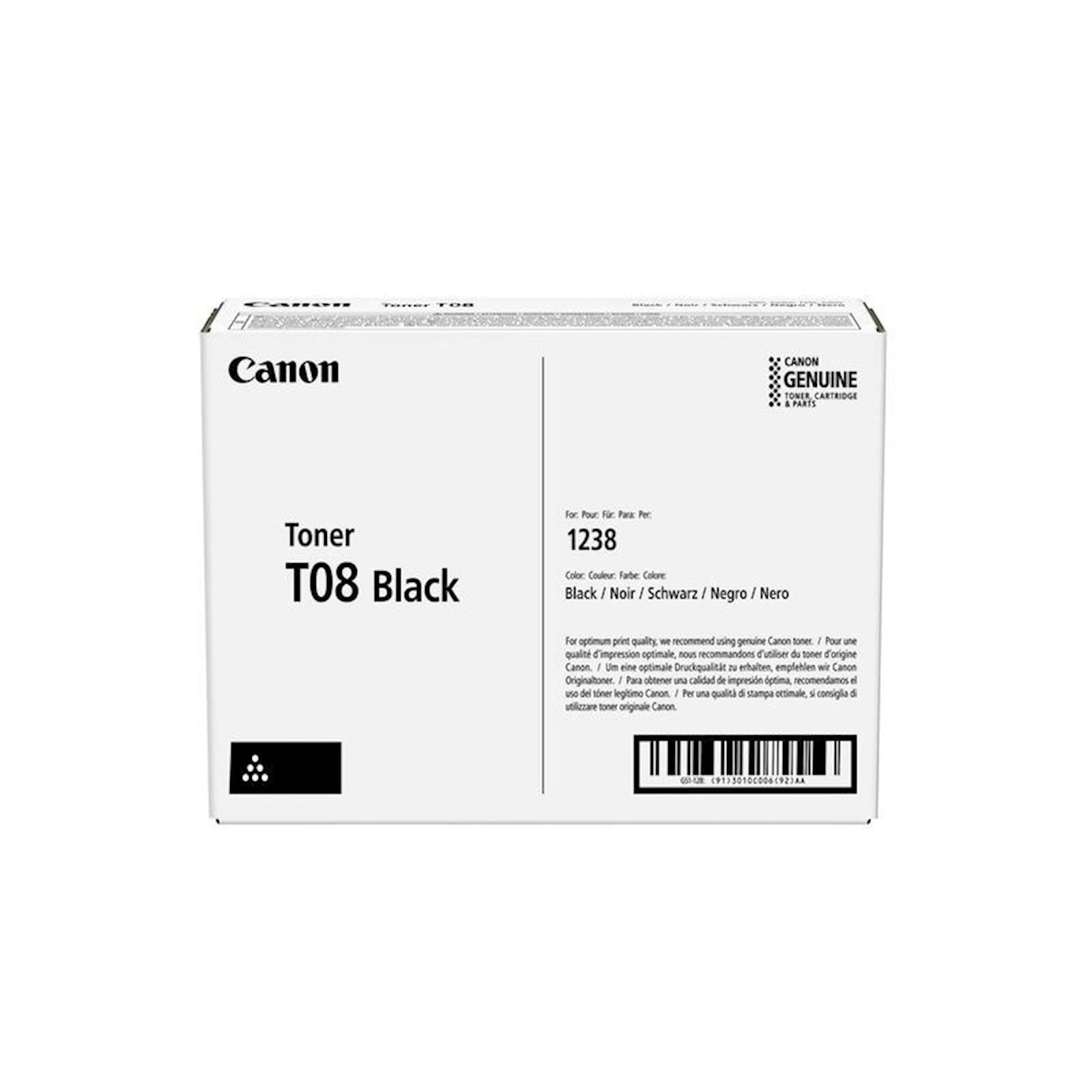 Toner CANON CRG-T08 LaserJet Black Crni