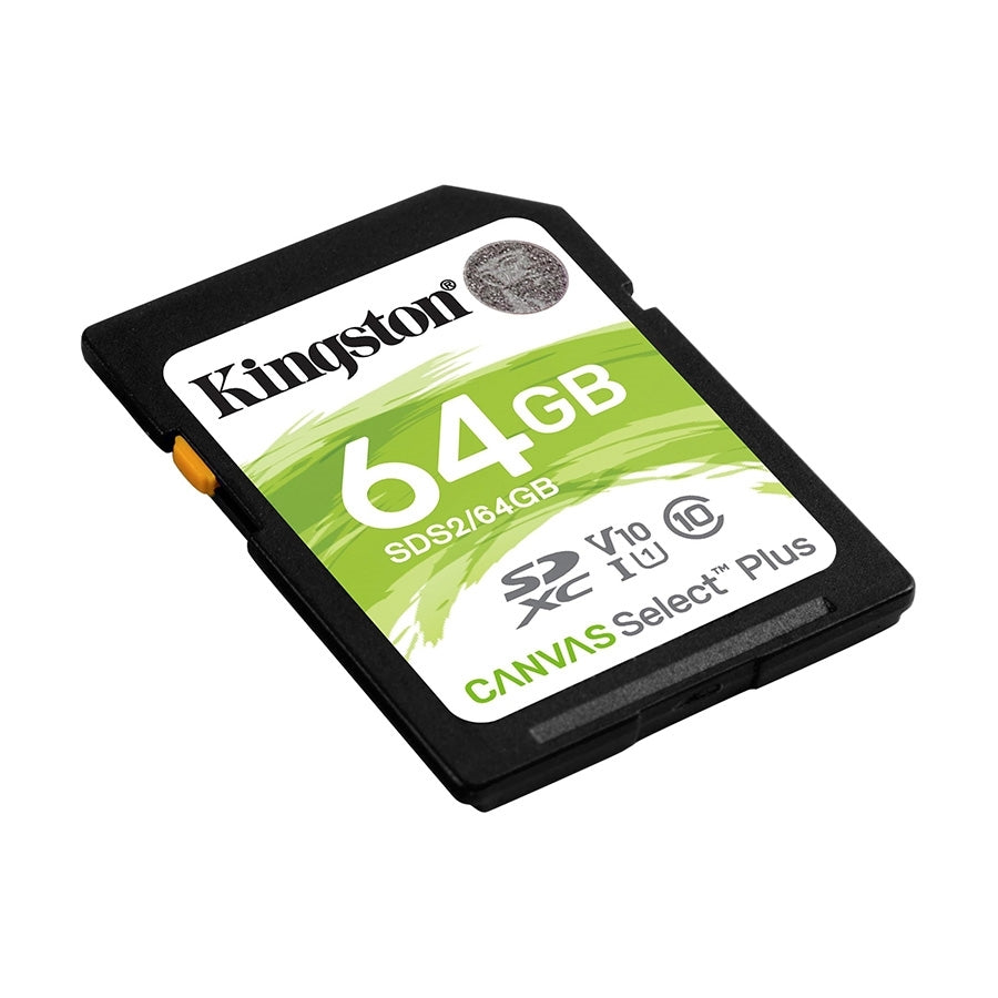 Kingston SD 64GB Class 10 Canvas 100MBs