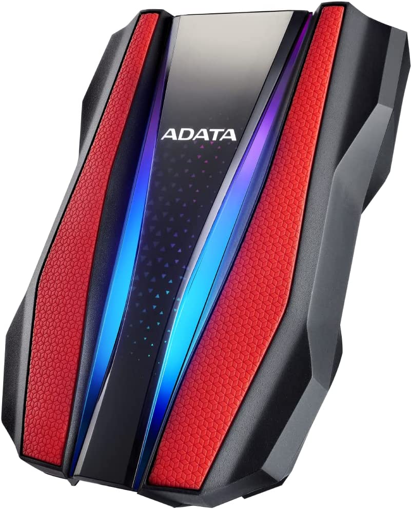 Eksterni HDD ADATA HD770G RED 2TB RGB USB3.2