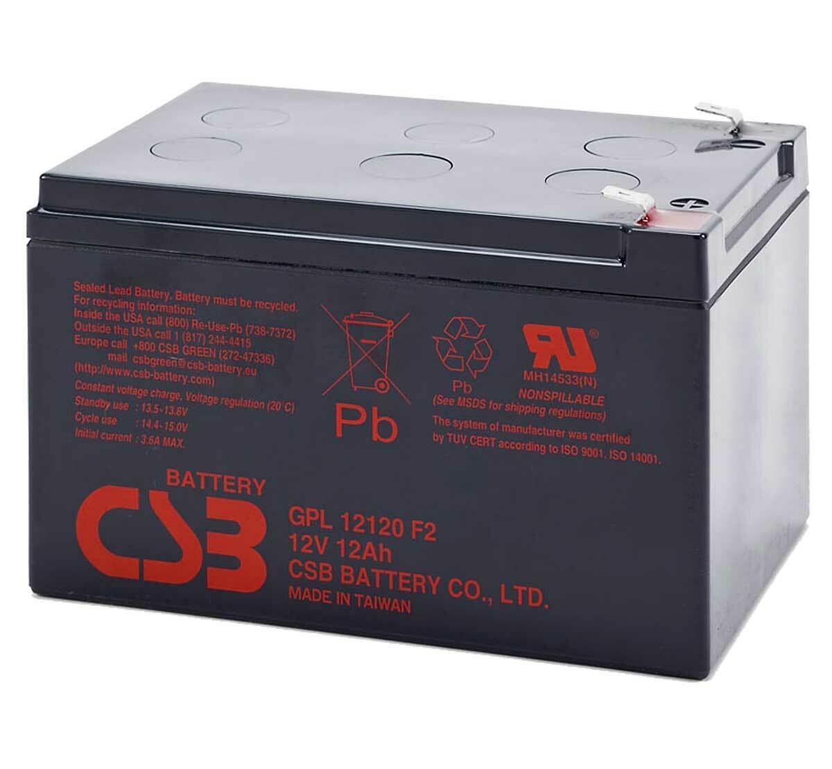 UPS CSB Baterija GPL 12120 (F2)