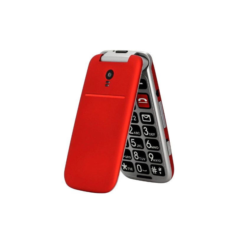 Telefon na tipke Artfone CF241A preklop Crveni