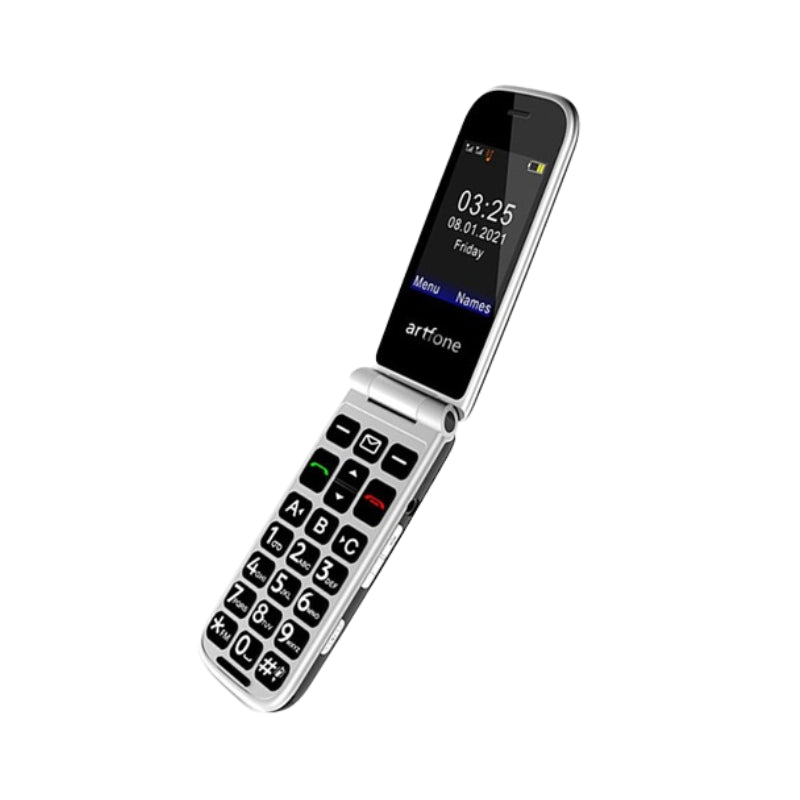 Telefon na tipke Artfone F20 preklop Plavi