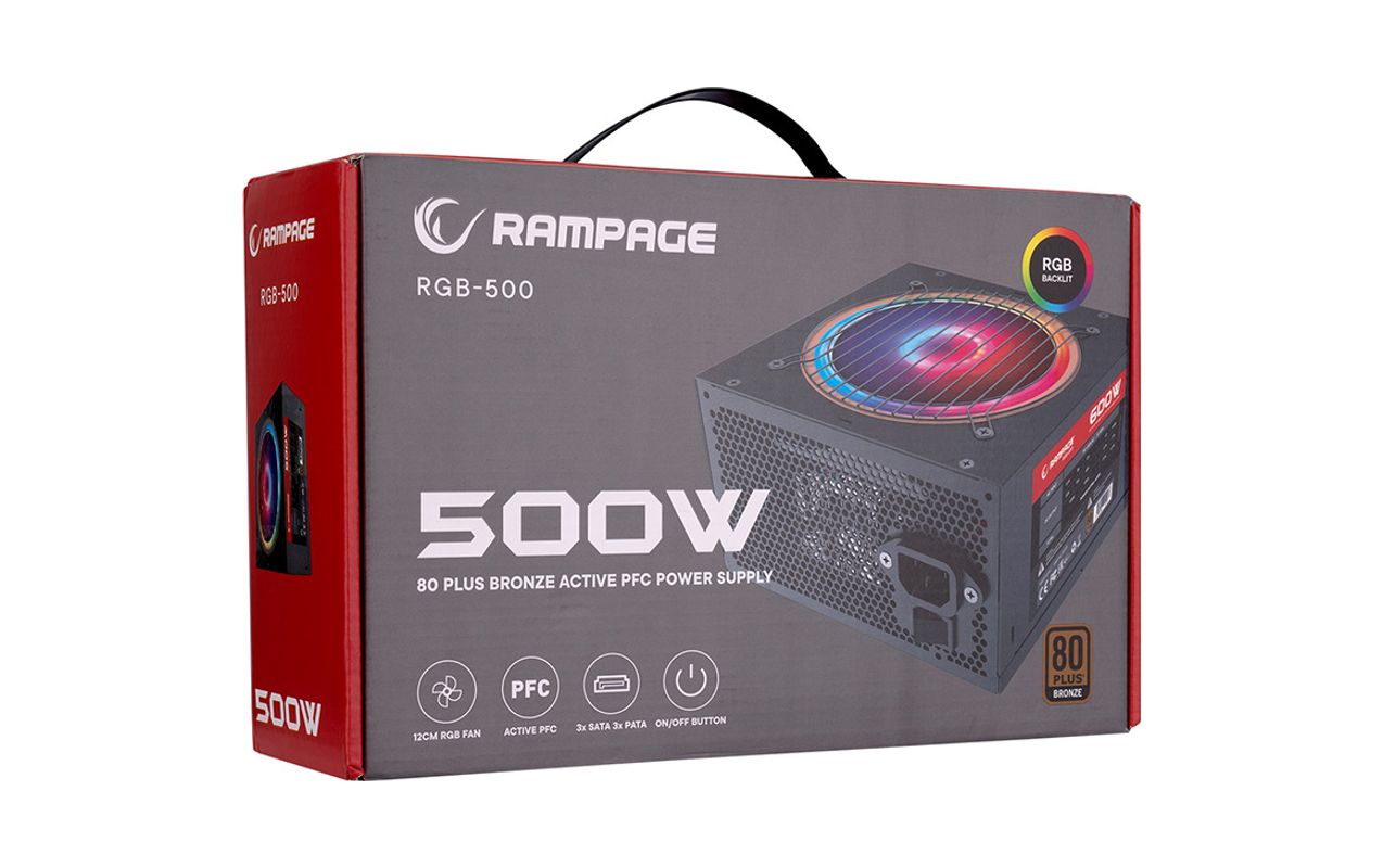 Napojna PSU Rampage RGB-500 500W Bronze