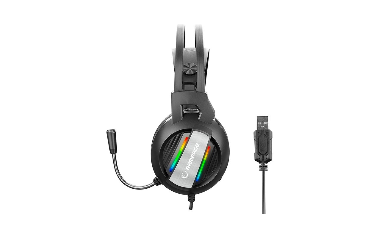 Slušalice Rampage RM-K71 LINE Black 3.5mm USB