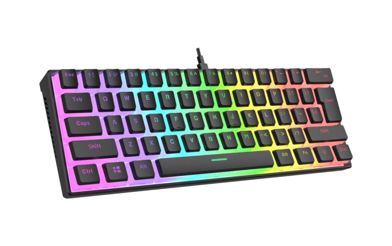 Tastatura Rampage Radiant K11 Black Type-C RGB