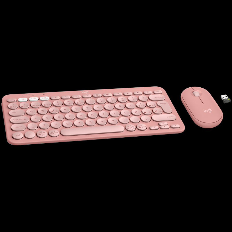 Tastatura Logitech Pebble 2 Bluetooth Rose US