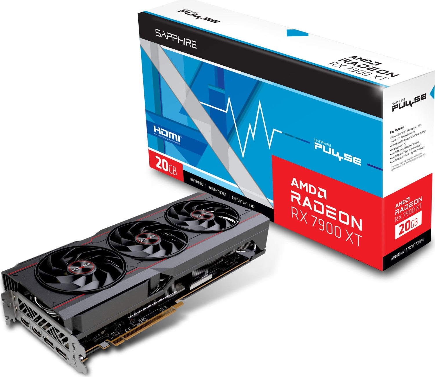 GPU Sapphire Pulse OC RX7900XT RX 7900XT 20GB