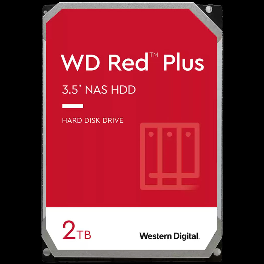 HDD Hard Disk WD Red Plus 2TB CMR NAS 3.5" SATA