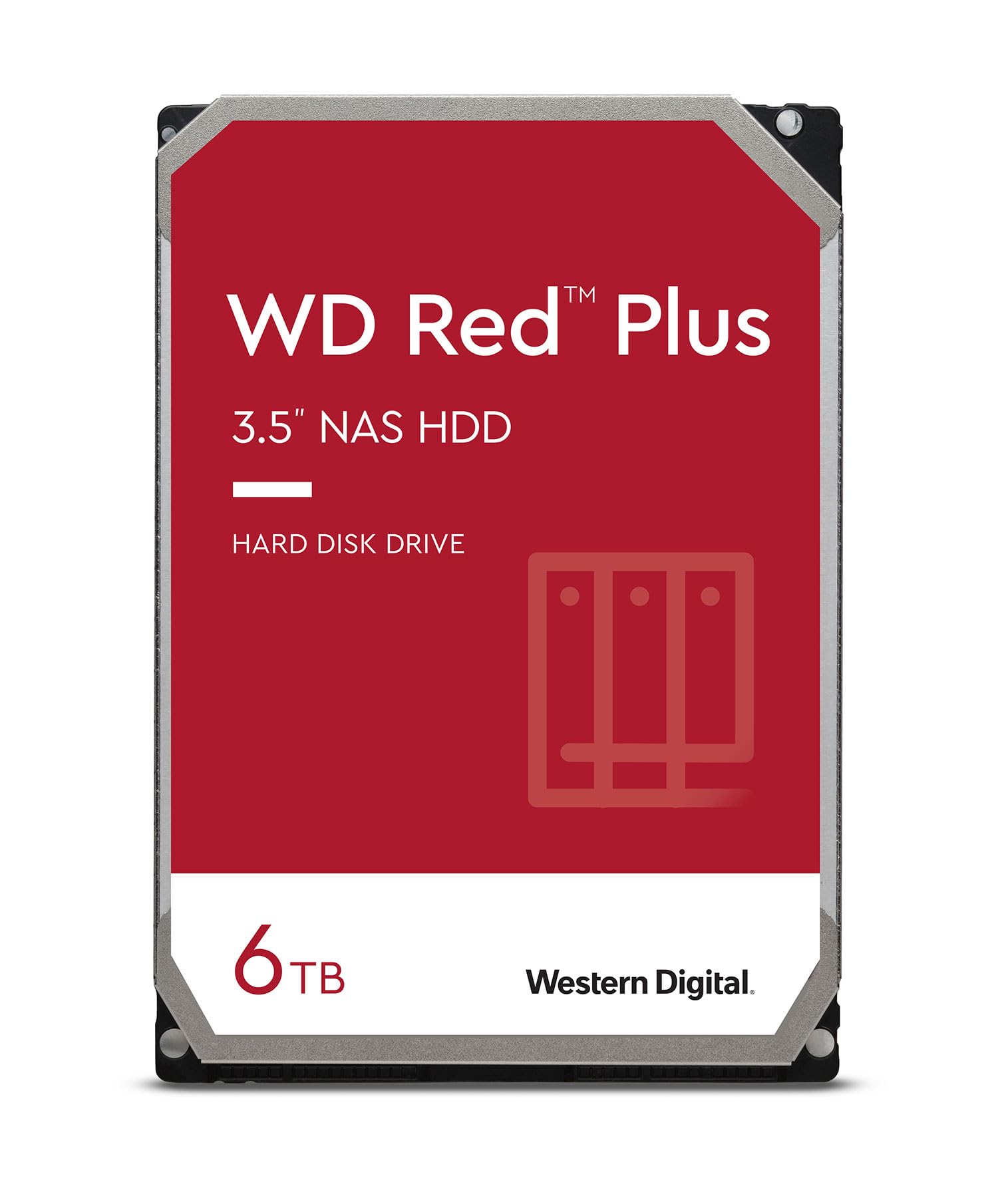 HDD Hard Disk WD Red Plus NAS CMR 6TB 3.5" SATA