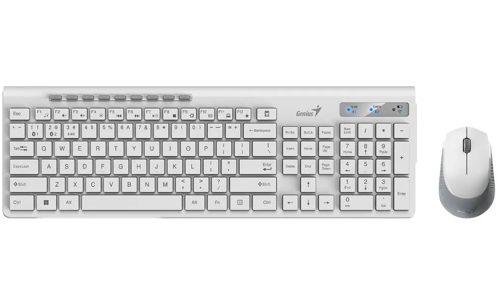 Tastatura + Miš Genius Slim Star 8230 White BT