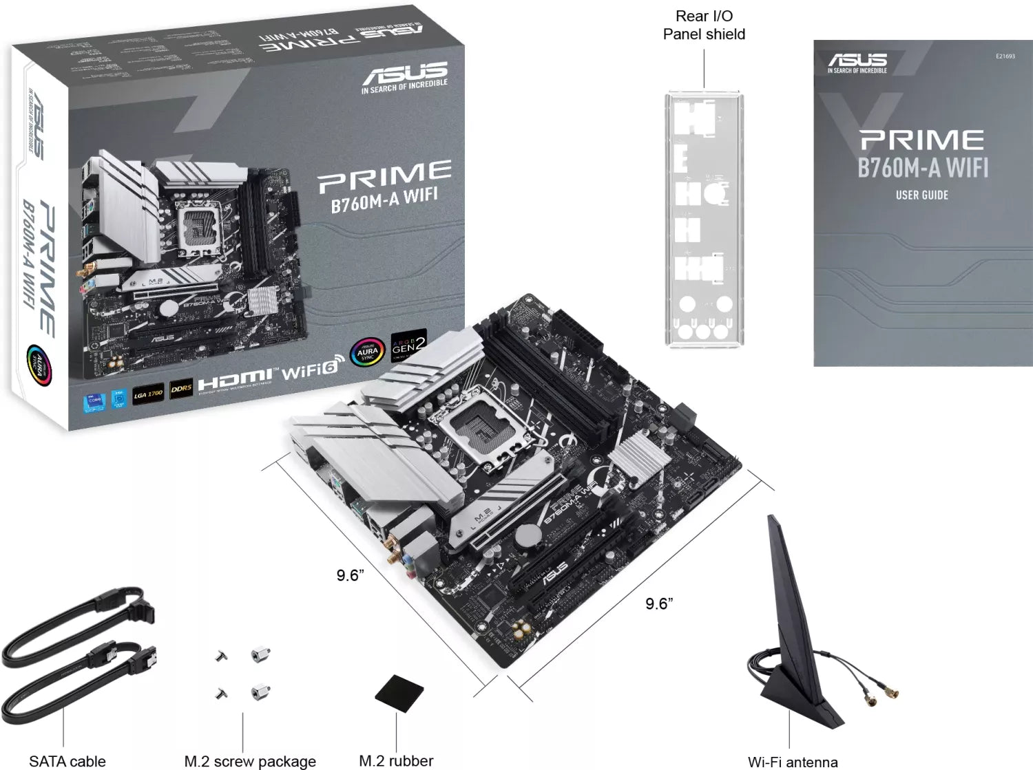Matična Ploča Asus Prime B760M-A WIFI LGA1700