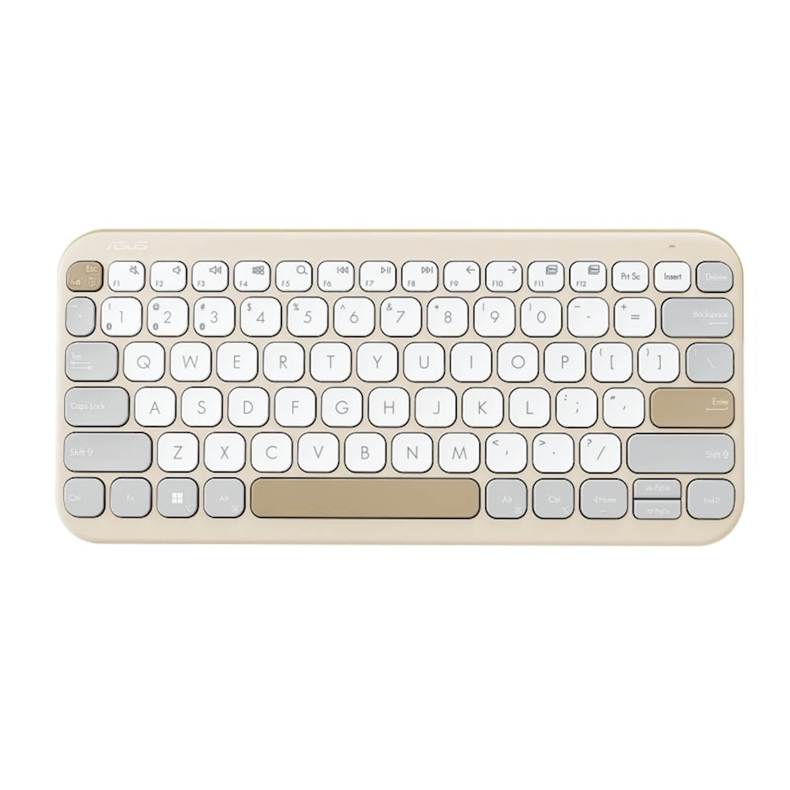 Tastatura Asus KW100 Marshmalow Bež Wireless